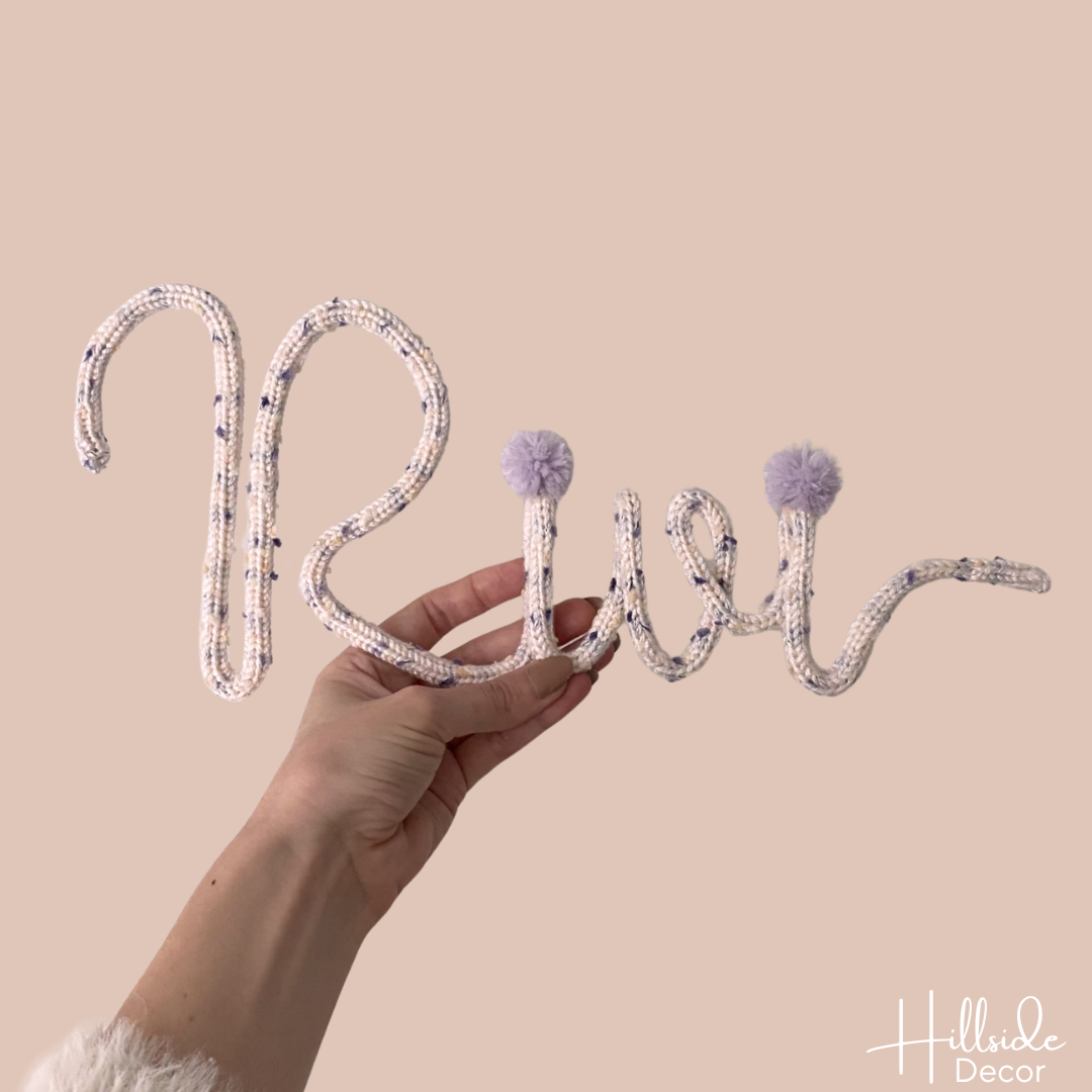 Learning how to french knit hillside decor
