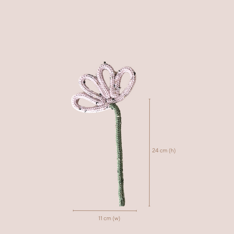 Flower Bouquet Knitted Wire Art