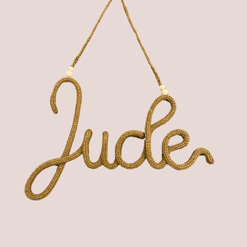 Knitted Names, Nicknames and Words - Solid Colour