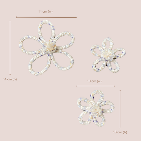 Flower Knitted Wall Art