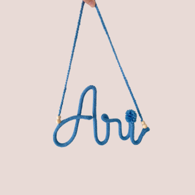 Knitted Names, Nicknames and Words - Solid Colour
