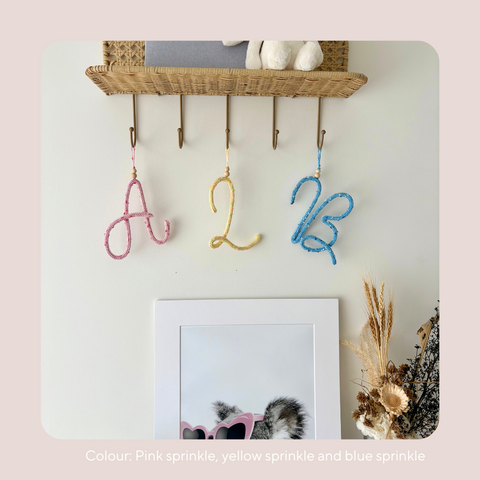 Letter Knitted Decor
