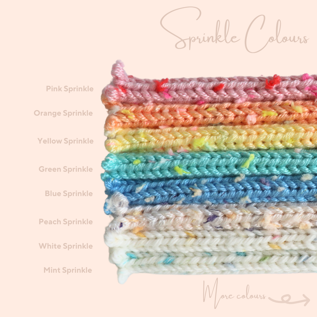 Knitted Mini Names, Nicknames and Words - Sprinkle Colours – Hillside Decor