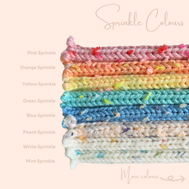 Knitted Mini Names, Nicknames and Words - Sprinkle Colours – Hillside Decor